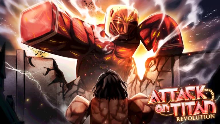 Attack on Titan Revolution titan and scout game artwork