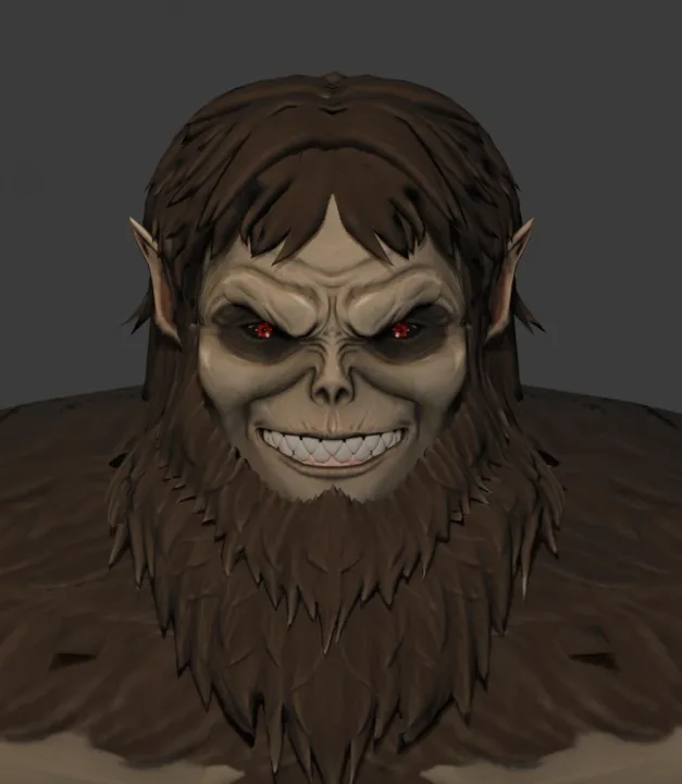 Beast Titan face model preview by TMG