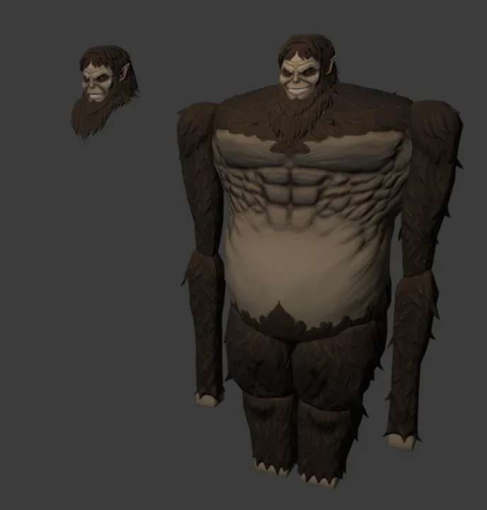 Beast Titan full-body model preview by TMG